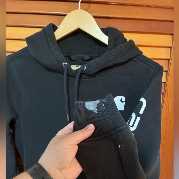 Carhartt Women’s Hoodie, black - size medium - Picture 10 of 12